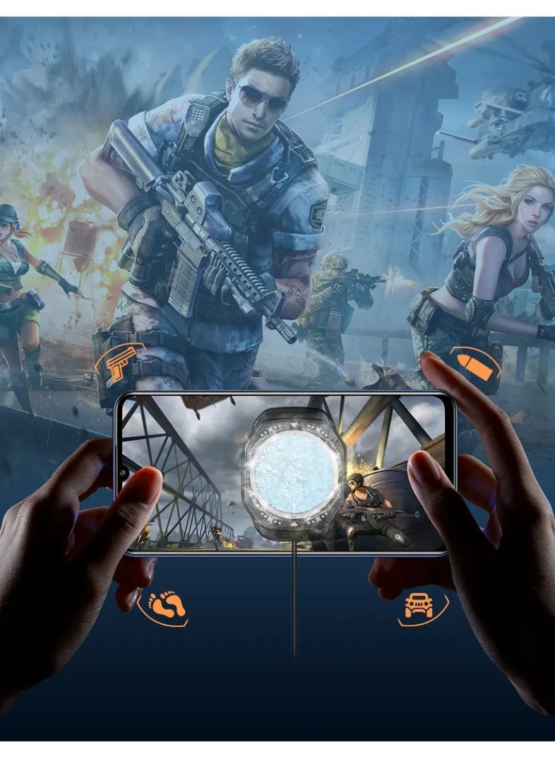 darkFlash DK-GT Magnetic Mobile Phone Cooler with 2,000mAh Rechargeable Battery and RGB Lighting - Image 2